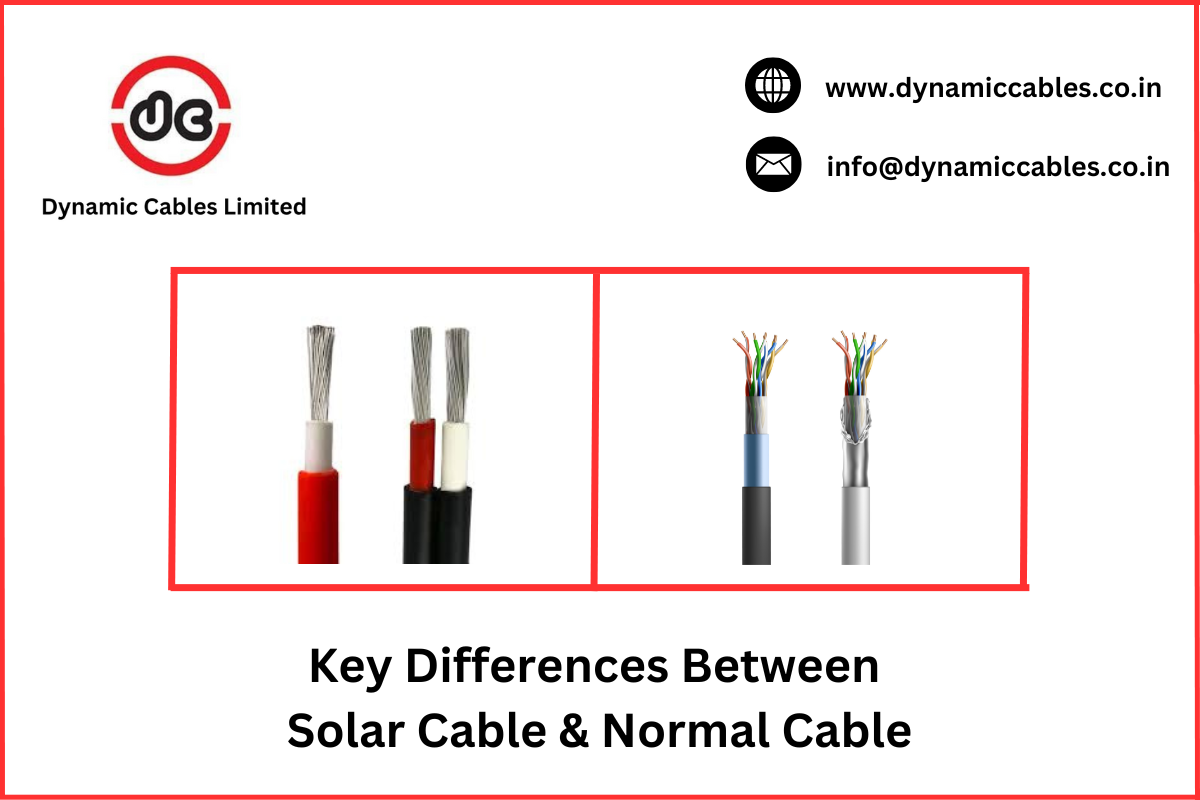 key difference between solar cables and normal cables